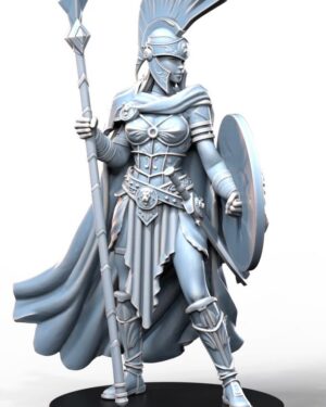 il_fullxfull.7217795310_ajjw.jpg Spartan Warrior Girl |TTRPG DnD Miniature |32mm - 75mm Resin Figure | Greek Female Fighter Themistra