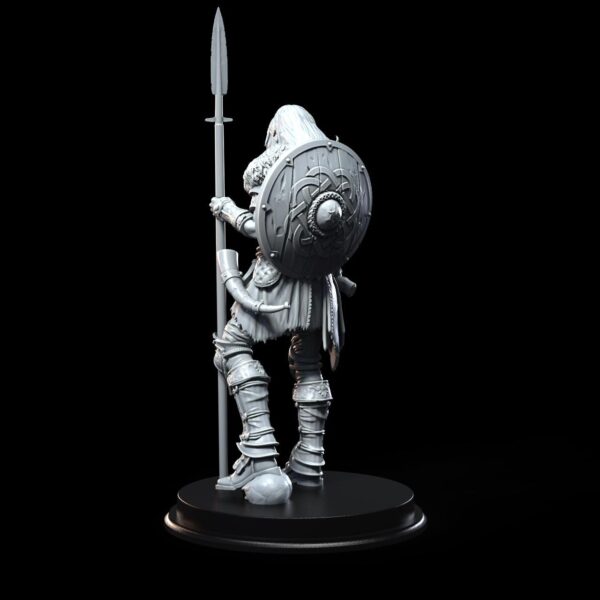 Norse Valkyrie | TTRPG DnD Miniature | 32mm - 75mm Resin Figure | Viking Female Warrior Göll