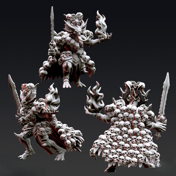 il_fullxfull.7427475376_3szl.jpg 3x Dark Fantasy Daemon Heroes | TTRPG DnD Miniatures | 32mm Resin Figures War Lesser| 3DPrint