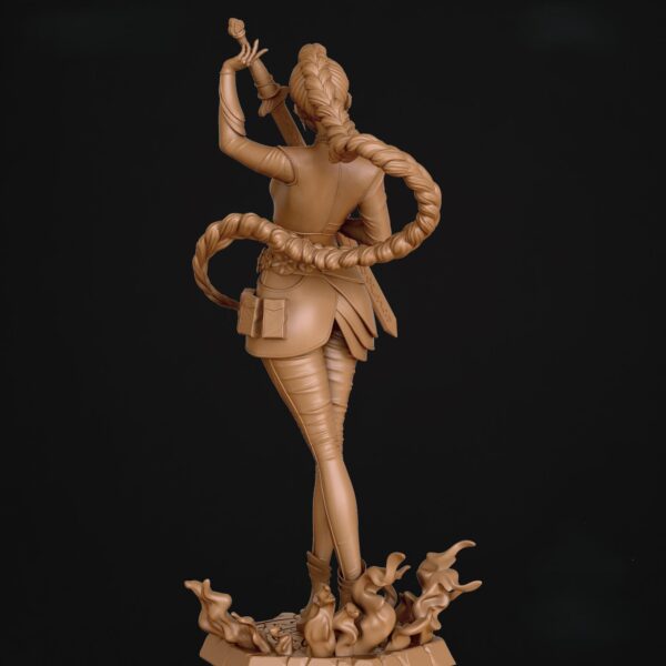 il_fullxfull.7577894384_33sm.jpg Demon Hunter 3D Printed Resin Figure - Anime Collectible