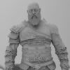 il_fullxfull.7581352802_tq4g.jpg Battle Hero Spartan Warrior 3D Printed Resin Figure - Fantasy Collectible