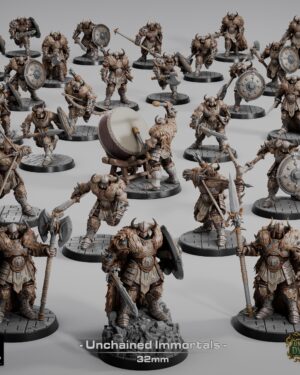 il_fullxfull.7585572006_2lxn.jpg 26x Fantasy Warriors Set | TTRPG DnD Miniatures | 32mm Scale Games | Unchained Immortals