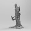il_fullxfull.7629300403_e01w.jpg Battle Hero Spartan Warrior 3D Printed Resin Figure - Fantasy Collectible