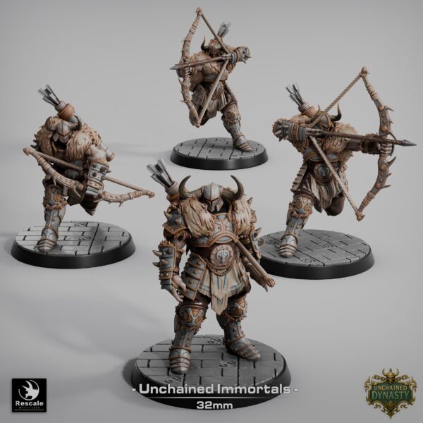 il_fullxfull.7633520555_797p.jpg 26x Fantasy Warriors Set | TTRPG DnD Miniatures | 32mm Scale Games | Unchained Immortals
