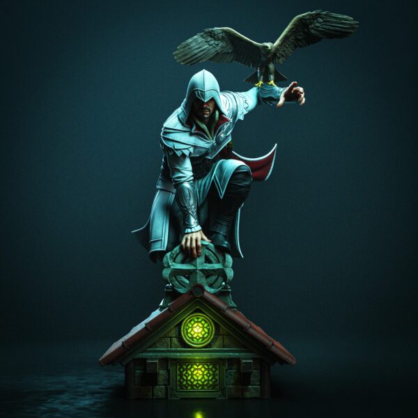 il_fullxfull.7689306766_o4ms.jpg Fantasy Assassin 3D Printed Resin Figure - Collectible