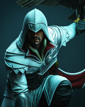 Dark Fantasy Assassin 3D Printed Resin Figure
