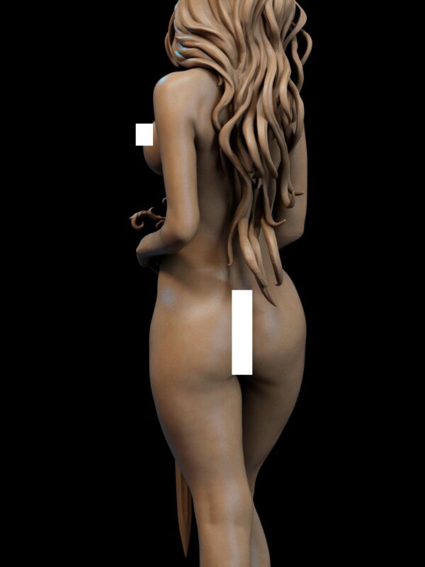 il_fullxfull.7691666648_s1qs.jpg Lady of the Lake Artistic Collector Figure | Unpainted Resin Mature Model Kit | Collectible Female Guardian