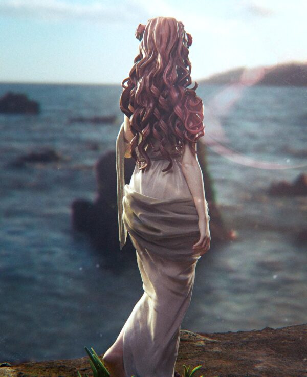 il_fullxfull.7692984238_8qdw.jpg Persephone Greek Goddess 3D Printed Resin Figure - Stunning Collectible