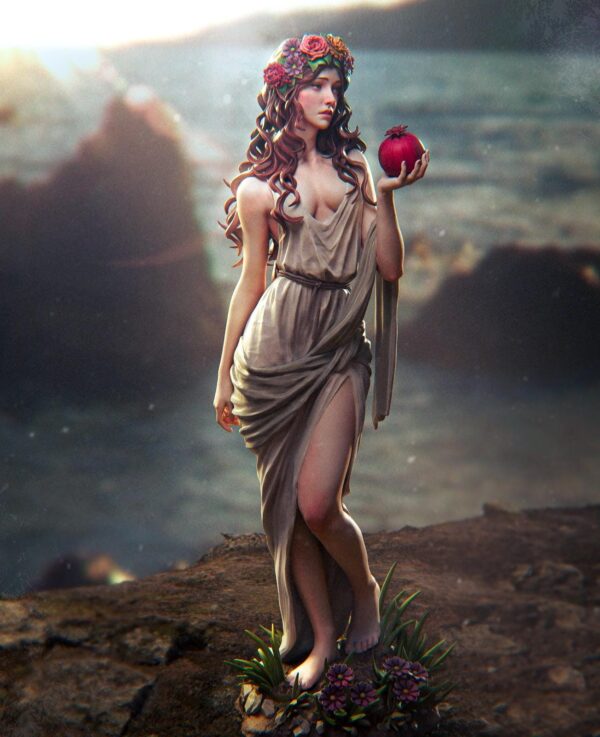 il_fullxfull.7692984484_7jzg.jpg Persephone Greek Goddess 3D Printed Resin Figure - Stunning Collectible