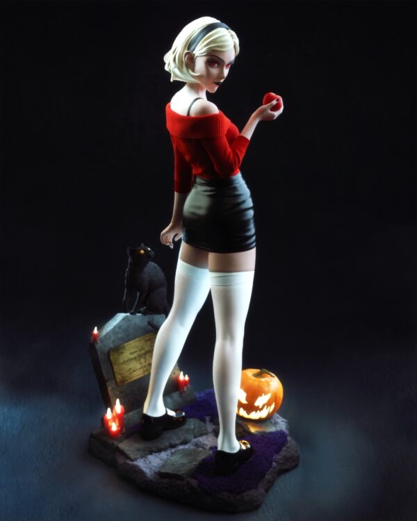 il_fullxfull.7695108862_aqfy.jpg Sabrina 3D Printed Resin Figure - Fantasy Collectible