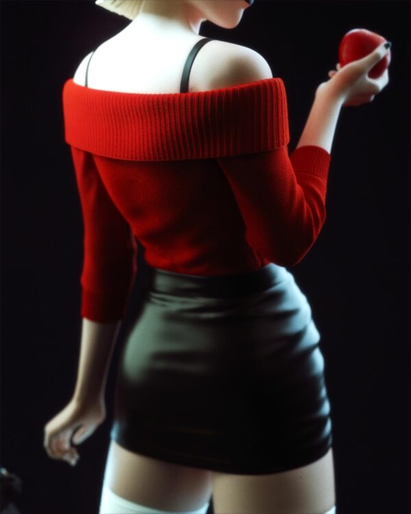 il_fullxfull.7695109126_p407.jpg Sabrina 3D Printed Resin Figure - Fantasy Collectible
