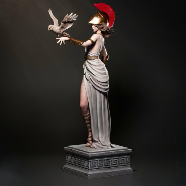 Athena Greek Goddess 3D Printed Resin Figure - Stunning Collectible
