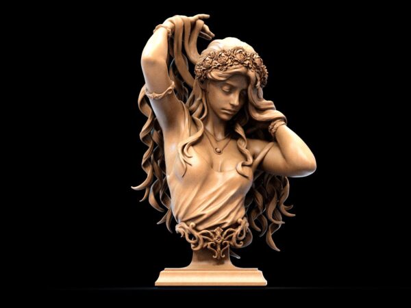 Aphrodite Greek Goddess 3D Printed Resin Bust - Stunning Collectible