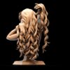Aphrodite Greek Goddess 3D Printed Resin Bust - Stunning Collectible