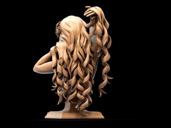 Aphrodite Greek Goddess 3D Printed Resin Bust - Stunning Collectible
