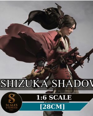 il_fullxfull.7714665218_pjt4.jpg Shizuka Shadow Resin Figure |Fantasy Female Samurai Ronin Collectible | Garage Kit | Unpainted 3D Print