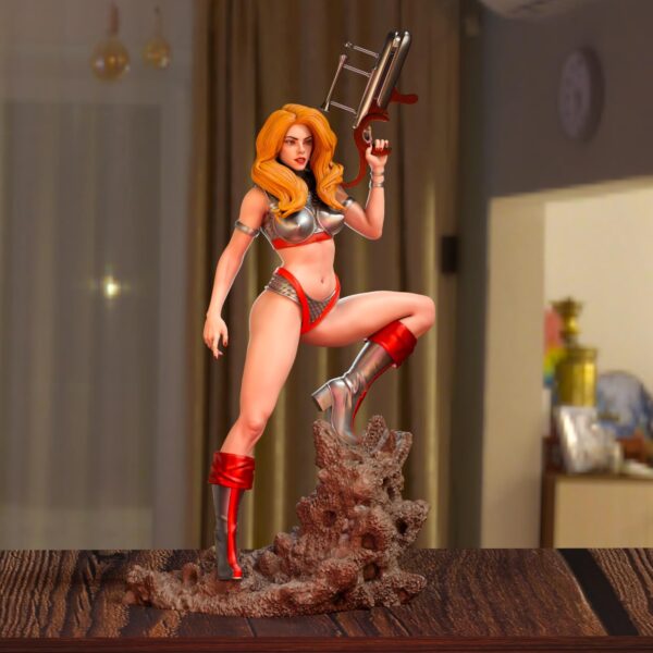 il_fullxfull.7714721968_1lew.jpg Space Heroine Resin Figure - Unpainted Resin Garage Kit - Mature Model - Sci Fi Collectible