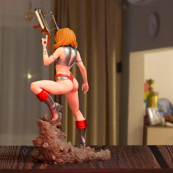 il_fullxfull.7714722394_a290.jpg Space Heroine Resin Figure - Unpainted Resin Garage Kit - Mature Model - Sci Fi Collectible