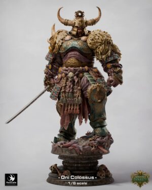 il_fullxfull.7717487934_qmkn.jpg Oni Warrior 3D Printed Resin Figure - Fantasy Warrior Collectible