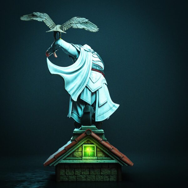 il_fullxfull.7737251499_bdib.jpg Fantasy Assassin 3D Printed Resin Figure - Collectible