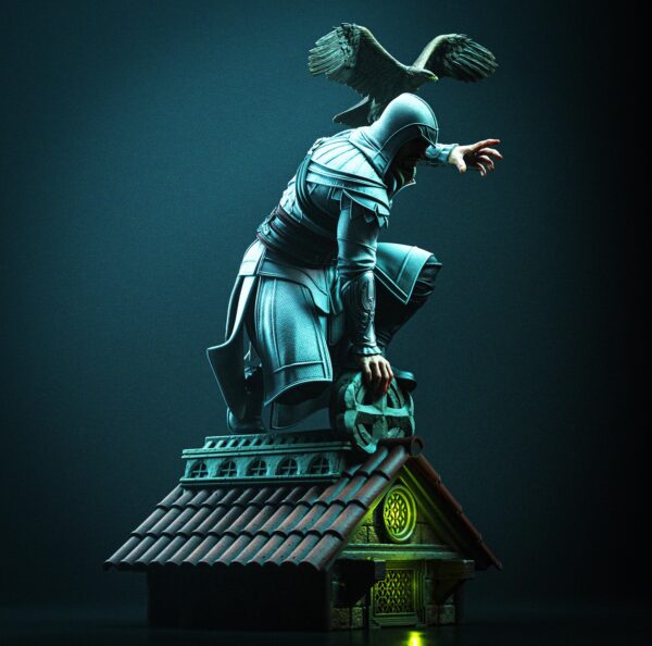 il_fullxfull.7737251695_h4nh.jpg Fantasy Assassin 3D Printed Resin Figure - Collectible