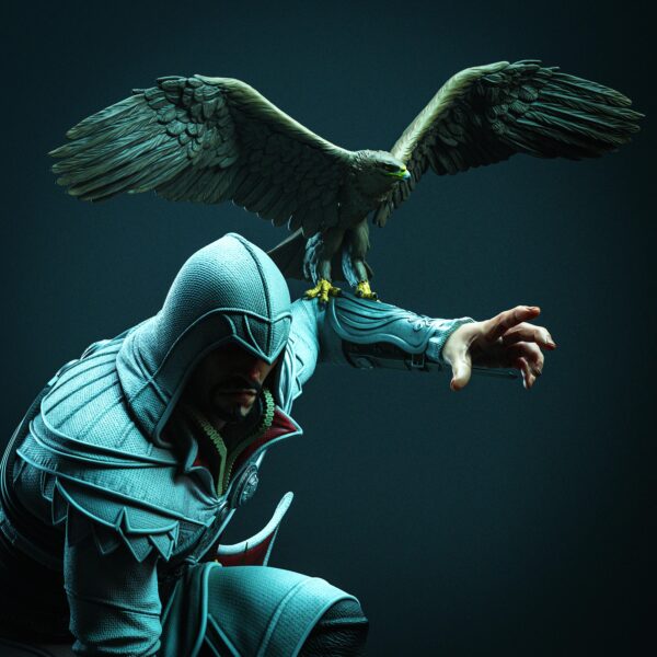 il_fullxfull.7737252761_2xna.jpg Fantasy Assassin 3D Printed Resin Figure - Collectible