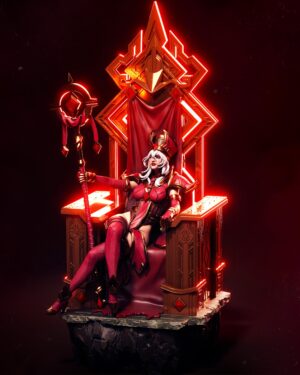 Sally Scarlet Crusade 3D Printed Resin Figure - Video Game Collectible