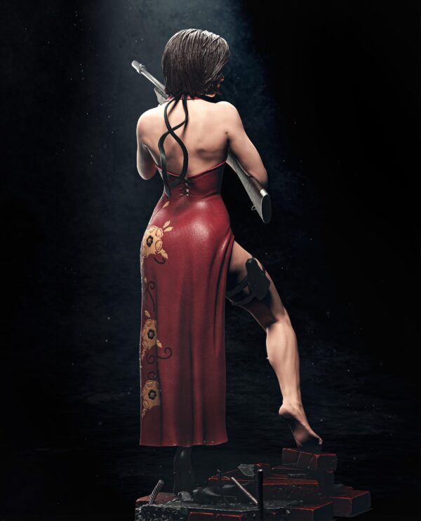Agent Ada 3D Printed Resin Figure - Pin Up Collectible