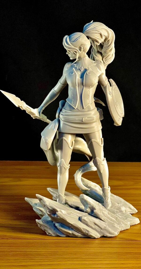 il_fullxfull.7743341365_hi8l.jpg Pyrrha Nikos Resin Figure | RWBY Collectible Action Character | Garage Kit | Unpanted 3D Printed
