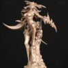il_fullxfull.7762163035_sysh.jpg Crimson Female Daemoness 3D Printed Resin Figure - Dark Fantasy Collectible