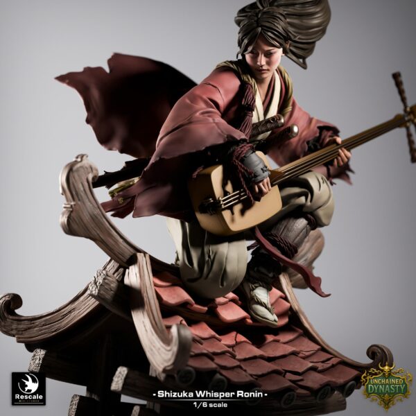 il_fullxfull.7762593937_4p9k.jpg Shizuka Whisper 3D Printed Resin Figure - Ronin Samurai Collectible