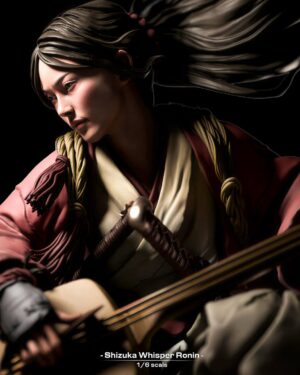il_fullxfull.7762594065_a922.jpg Shizuka Whisper 3D Printed Resin Figure - Ronin Samurai Collectible