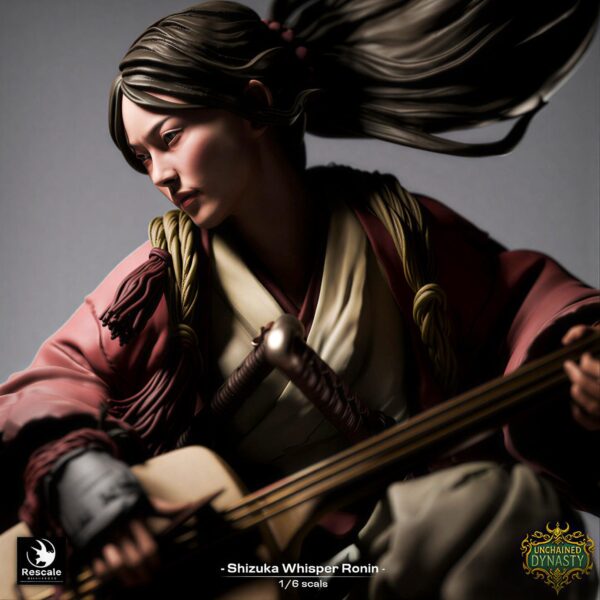 il_fullxfull.7762594067_d3tr.jpg Shizuka Whisper 3D Printed Resin Figure - Ronin Samurai Collectible
