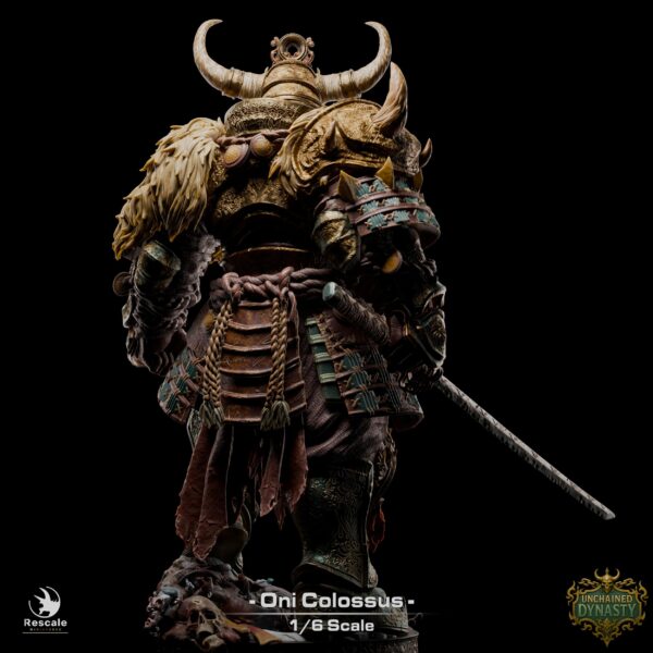 Oni Warrior Colossus XL 3D Printed Resin Figure - Fantasy Warrior Collectible
