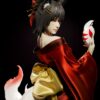Amaterasu  Kitsune Goddess Resin Figure- Unpainted 3D Printed Garage Kit - Fantasy Collectible