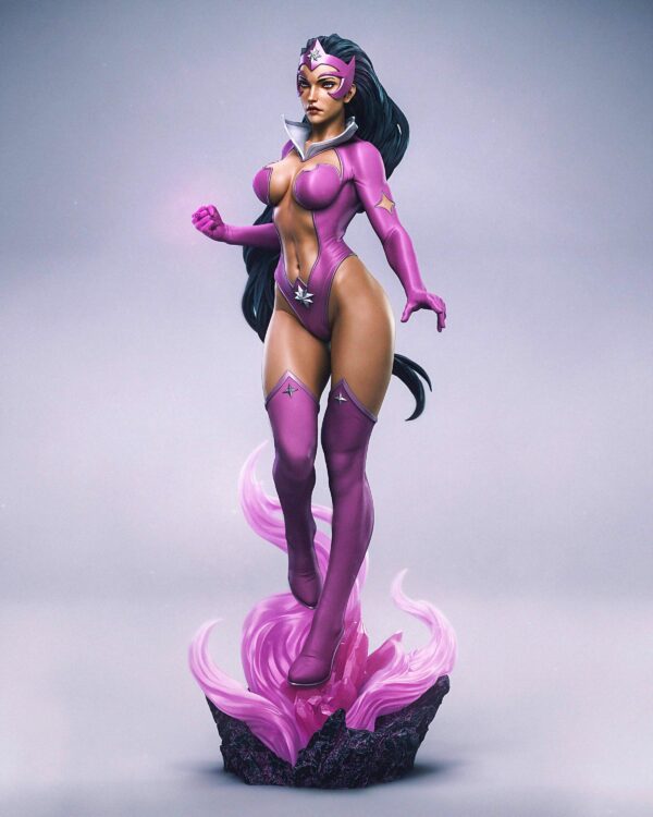 il_fullxfull.7940910168_qzta.jpg Cosmic Guardian 3D Printed Resin Figure - Comic Collectible