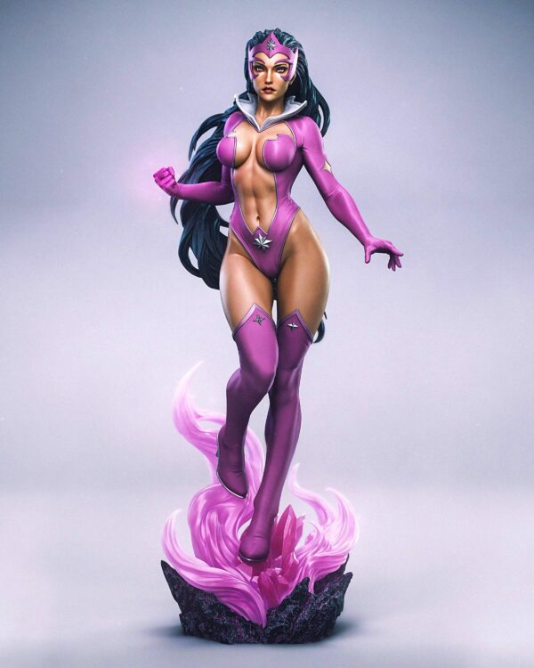 il_fullxfull.7940910170_ap9s.jpg Cosmic Guardian 3D Printed Resin Figure - Comic Collectible