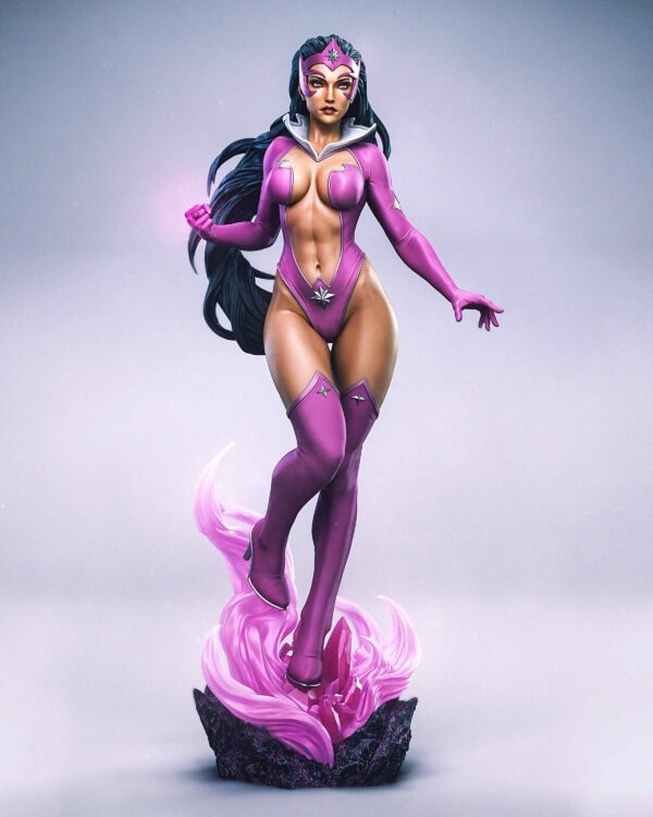 il_fullxfull.7940910326_io74.jpg Cosmic Guardian 3D Printed Resin Figure - Comic Collectible