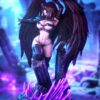 il_fullxfull.7966934072_4f6o.jpg Dark Fallen Angel Resin Figure - Unpainted 3D Printed Garage Kit - Anime Collectible