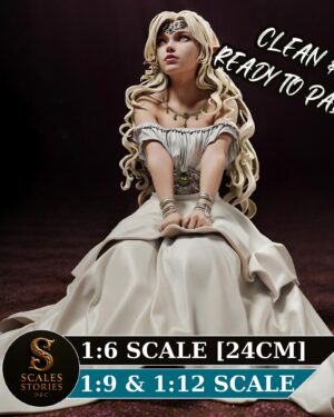 il_fullxfull.7983922401_5rbg.jpg Fantasy Elf Princess Resin Figure - Unpainted 3D Printed Garage Kit - Fantasy Collectible