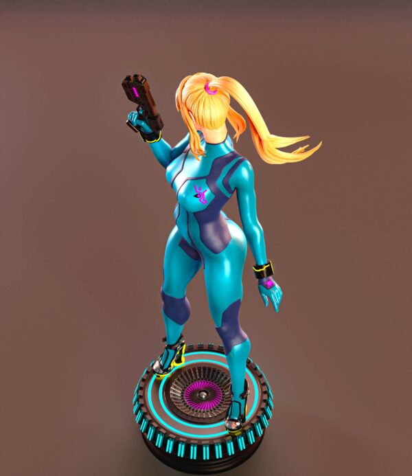 Space Hunter 3D Printed Resin Figure - Fantasy Collectible