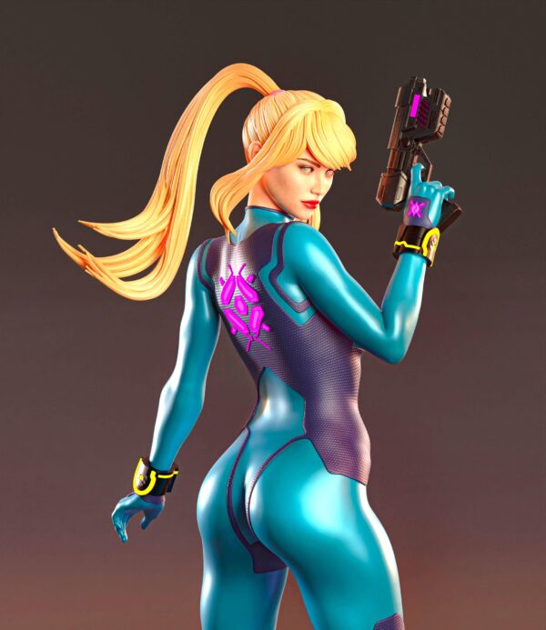 Space Hunter 3D Printed Resin Figure - Fantasy Collectible