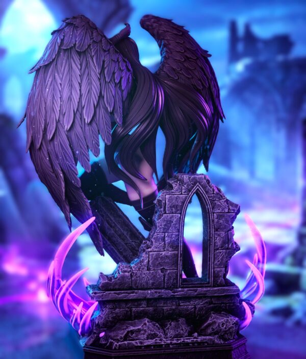 il_fullxfull.8014889231_1x9v.jpg Dark Fallen Angel Resin Figure - Unpainted 3D Printed Garage Kit - Anime Collectible