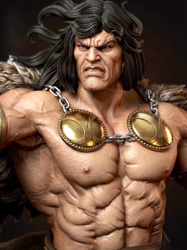 Conan The Barbarian Resin Figure | Collectible Action Character | Garage Kit | Unpainted 3D Printed