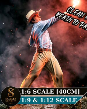 il_fullxfull.8016632430_oktr.jpg Alan Resin Figure - Unpainted 3D Printed Garage Kit - Fantasy Collectible