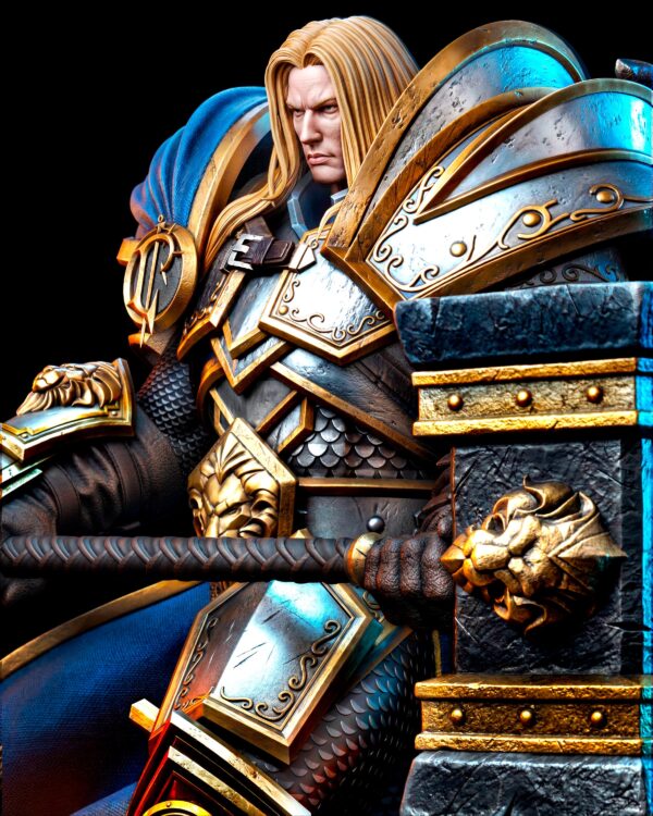 il_fullxfull.8016707954_4c2m.jpg Paladin Resin Figure - Unpainted 3D Printed Garage Kit - Fantasy Collectible