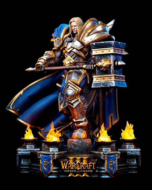 il_fullxfull.8016708476_inbv.jpg Paladin Resin Figure - Unpainted 3D Printed Garage Kit - Fantasy Collectible