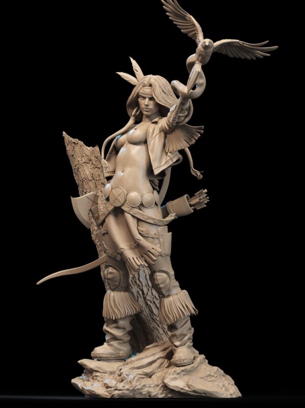 il_fullxfull.8019505076_djpw.jpg Dani Artistic Collector Figure Unpainted Resin Garage Kit - Mature Model - Fantasy Collectible