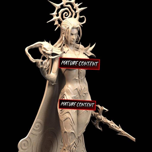 il_fullxfull.8019554086_ijul.jpg Norse Goddess Artistic Collector Figure Unpainted Resin Garage Kit - Mature Model - Fantasy Collectible