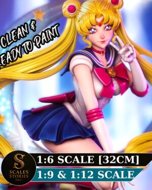 Celestial Guardian Resin Figure | Collectible Action Character | Model Kit | Unpainted 3D Printed
